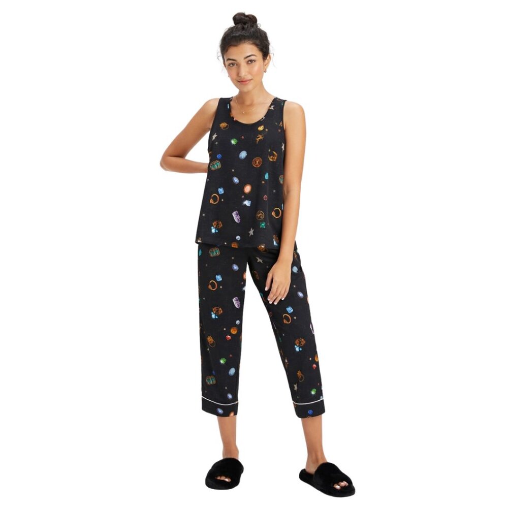 Fabletics Zodiac and Gemstone Print Pajama Tank Top